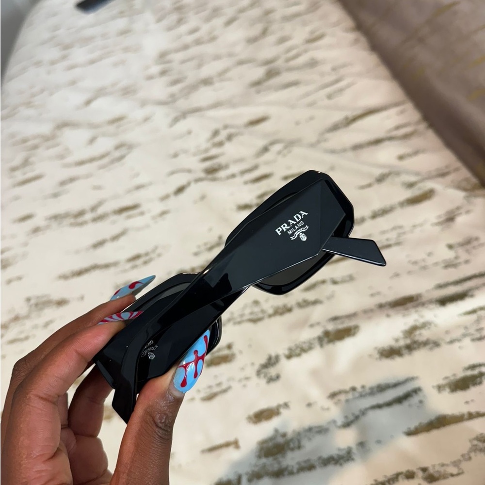 Prada Glossy Black Designer Sunglasses